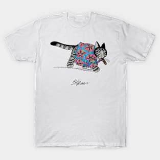 B Kliban Cat dad T-Shirt